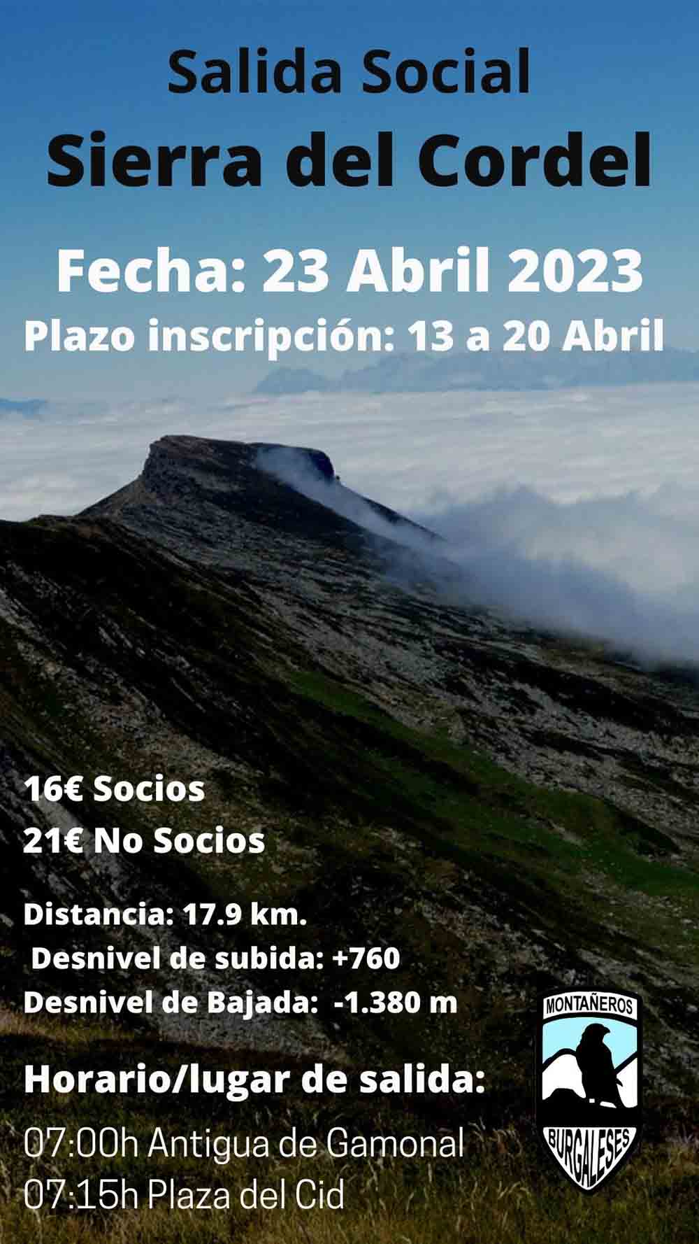 cartel sierra del cordel