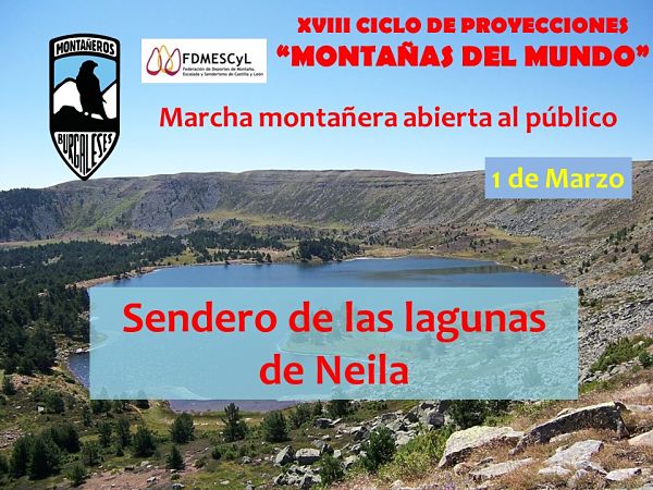 Cartel salida 2019 Montañeros Burgaleses