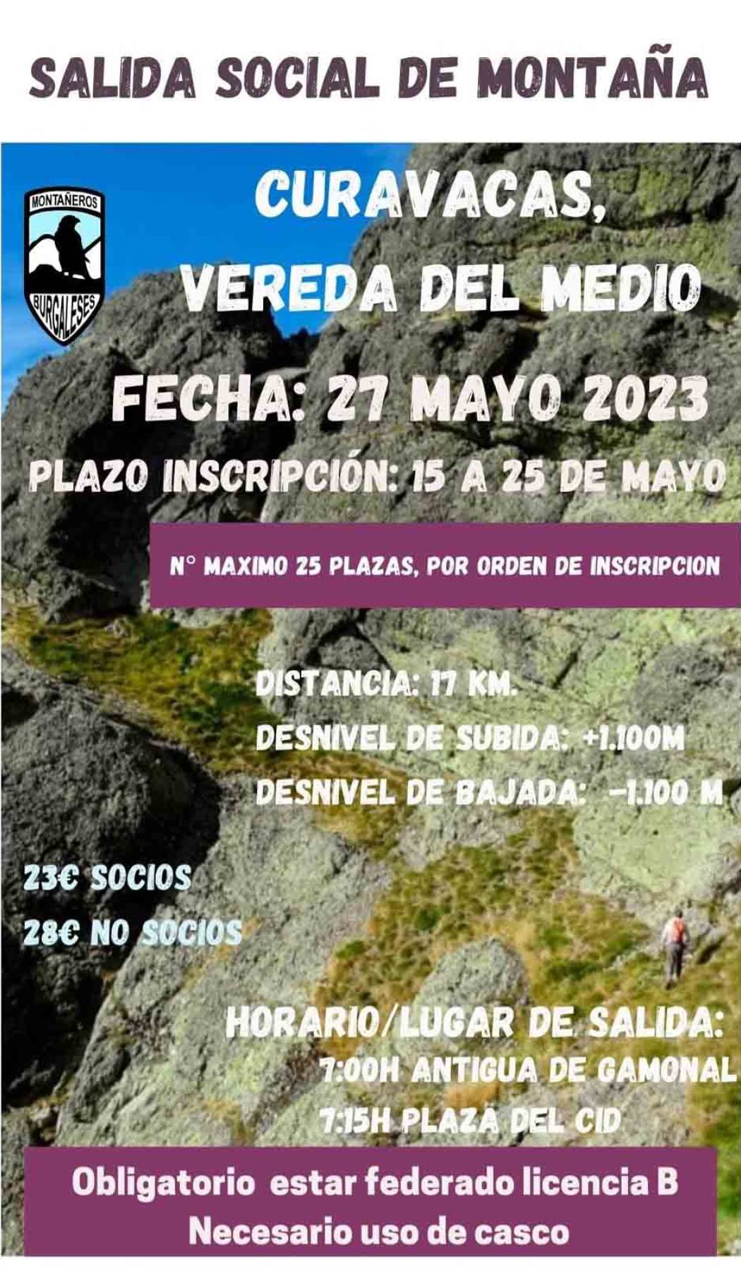 Curavacas, Vereda del Medio